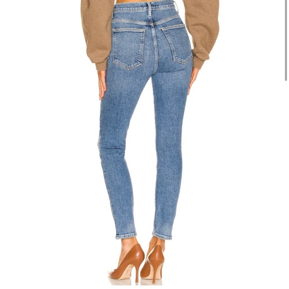 Agolde Pinch Waist Skinny Jean in Amped Size 25 - Picture 4 of 4